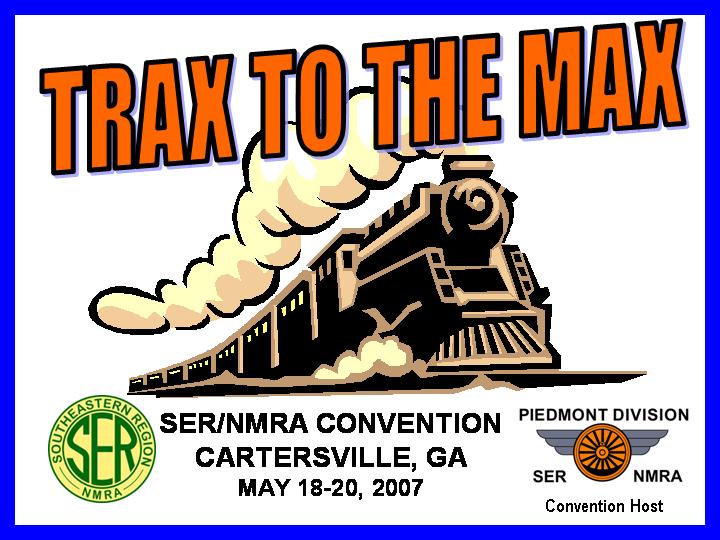 Trax to the Max, 2007 SER Convention Logo