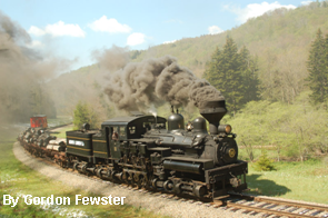 engine #11, a Shay in action