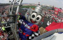 Lug Nut, Lowe's Motor Speedway Mascot