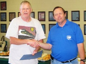 Boyce & John Boyce recieving award