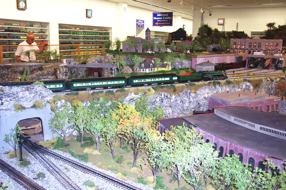 Tim Cooper’s Smokey Mountain Trains in Bryson City, the one of the nation’s largest Lionel collections